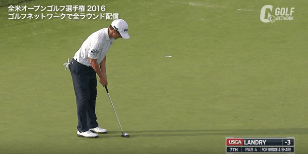 【全米OP】A.ランドリー3Rハイライト WR624位初出場の苦労人が得意のパッティングを武器に上位をキープ