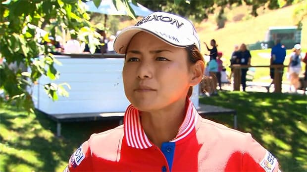 横峯さくら 1stROUNDハイライト・明日への意気込み