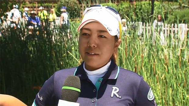 宮里美香 1stROUND終了後 明日への意気込み