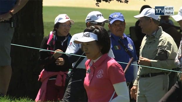 大山志保 1stROUNDを+4でフィニッシュ 17H・18Hハイライト