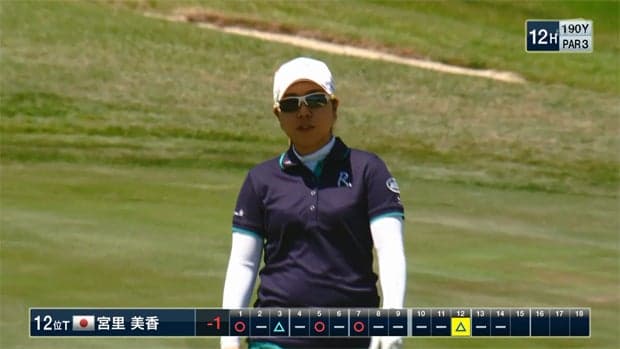 全米女子オープン　宮里美香 1H〜12Hハイライト