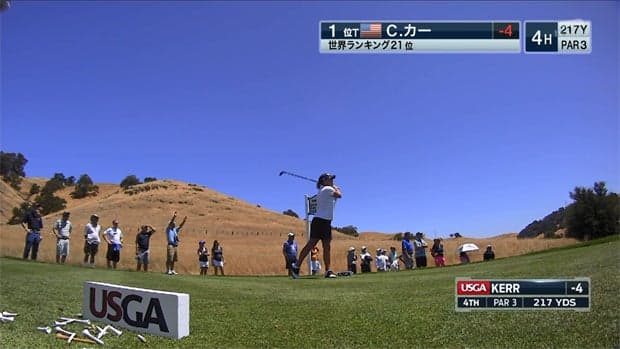 全米女子オープンゴルフ　1位タイ クリスティー・カー 3〜5Hハイライト