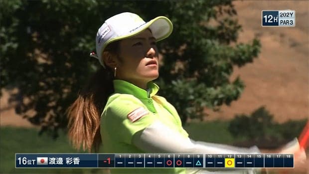 渡邉彩香 3rdROUND 5H〜14Hハイライト