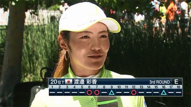 渡邉彩香 3rdROUNDハイライト・インタビュー