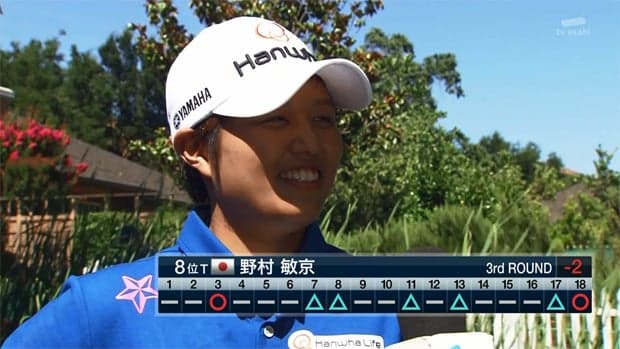 野村敏京 3rdROUND終了後インタビュー