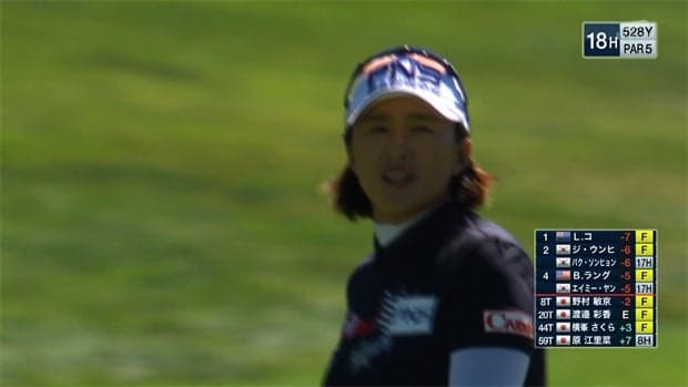 エイミー・ヤン 3rdROUND  17H・18Hハイライト