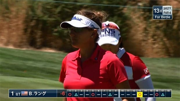 ブリタニー・ラング メジャー初優勝へ FinalROUND1位タイ 13H〜17Hハイライト