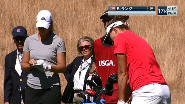 【全米女子オープンゴルフ】 FinalROUNDプレーオフ17H