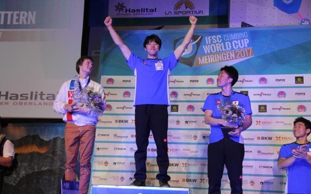 IFSCワールドカップ・ボルダリング開幕戦で藤井快が優勝!渡部 桂太・野中 生萌が3位
