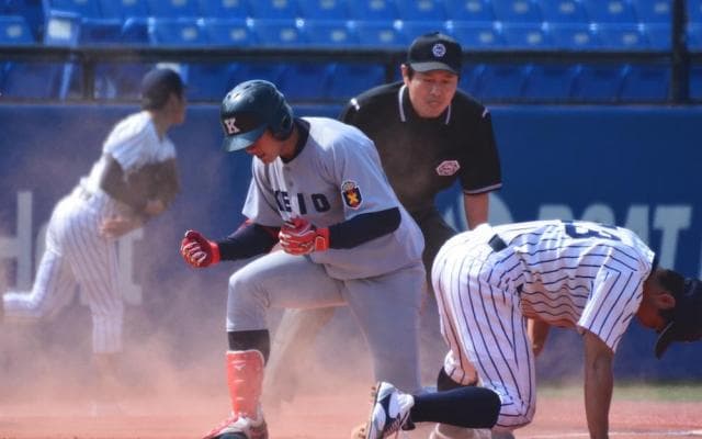 慶応大　ビッグイニングで試合を決めた！勝負は五分に