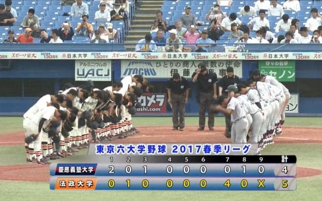 【ハイライト】慶應大学 対 法政大学 2回戦