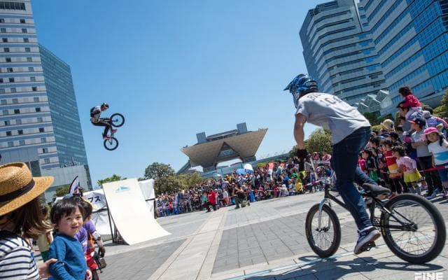 BMX-AIR TRICK SHOW in ACTIVE KIDS FESTA in TOKYOBAY ARIAKE