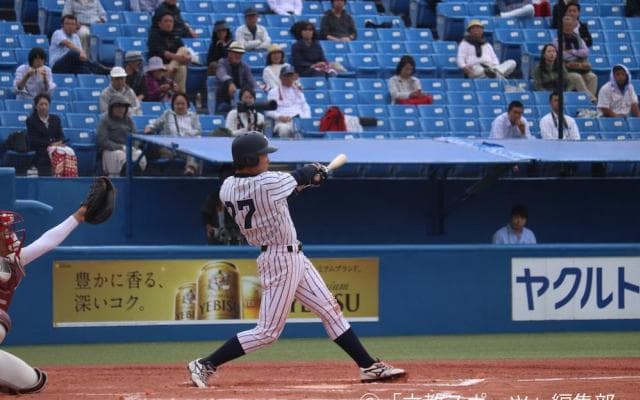 立教大　「誰よりもバットを振った」代打・大東がサヨナラ打！