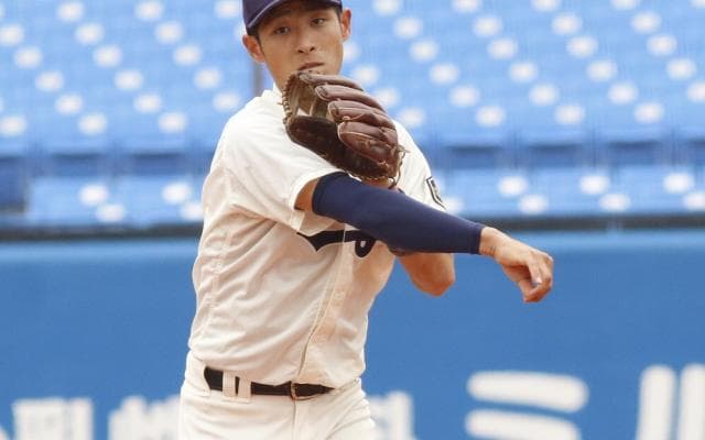 明大　リーグ戦後インタビュー　竹村春樹