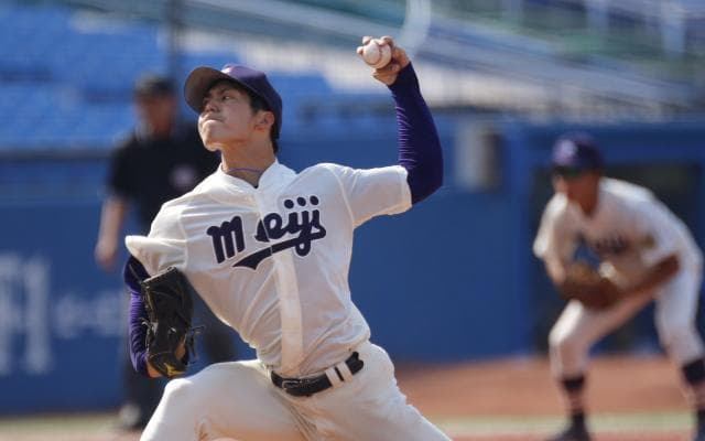 明大　リーグ戦後インタビュー　斎藤大将