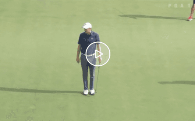 【動画】スピース、外したかと思ったパットが…