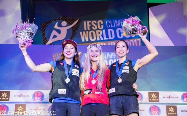 TEAM au・野口啓代「強さのウラに父の支え」