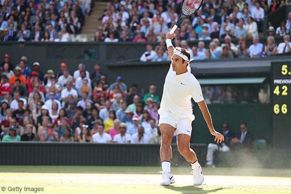 勝ち残った唯一の〈ビッグ4〉、フェデラー「自信を感じている」 [ウィンブルドン]