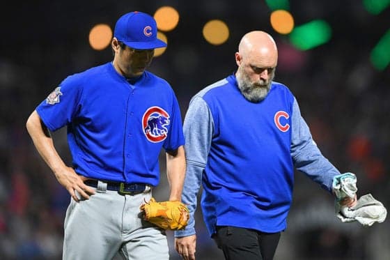 わずか6球で緊急降板の上原浩治は「首の張り」　米メディアが伝える　