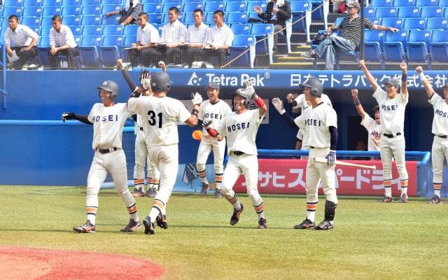 法大　川口復活の4打点！ 激闘を制し今季初勝ち点を奪取！！／慶大4回戦