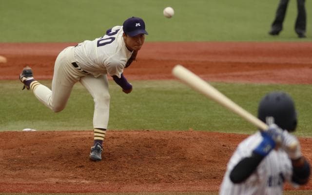 明大　４年生右腕・水野が完全復活！　大量11得点で春王者を２タテ