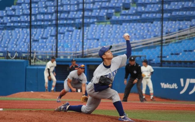 東大　大勝で勝ち点へ王手／法大1回戦