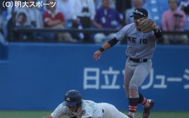 明大　まさかの幕切れ　慶大戦連敗で勝ち点を逃す／慶大2回戦