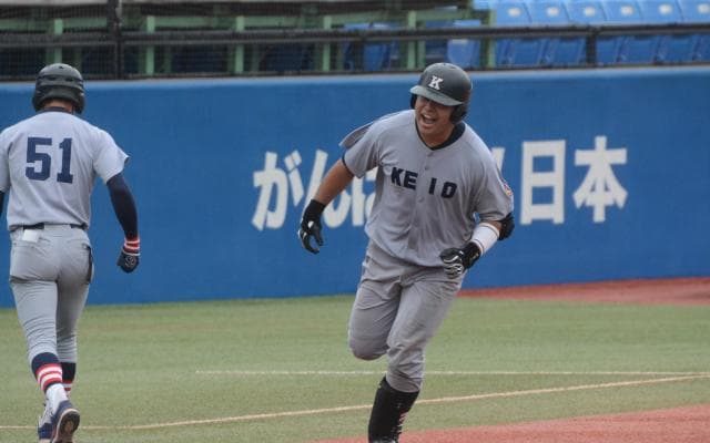 慶大　総力戦の末、延長を制す／明大1回戦