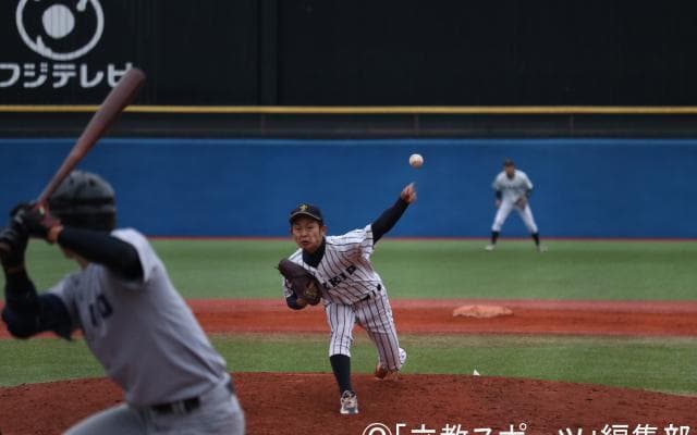 立大　熱戦の末　痛い敗北／慶大1回戦