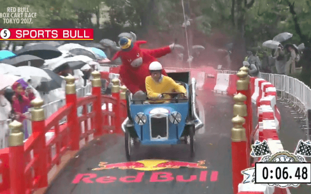 Red Bull Box Cart Raceでスポブル号爆走！でも最後は・・・
