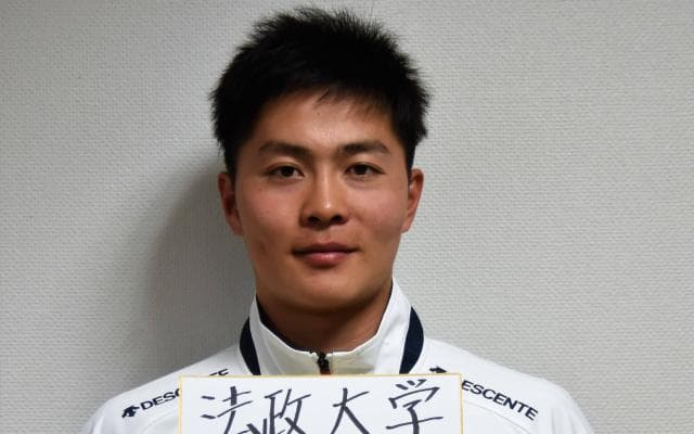 【法政】新1年・岡田悠希(龍谷大平安)「4年後、プロ野球選手になりたいと思ってここに来ている」