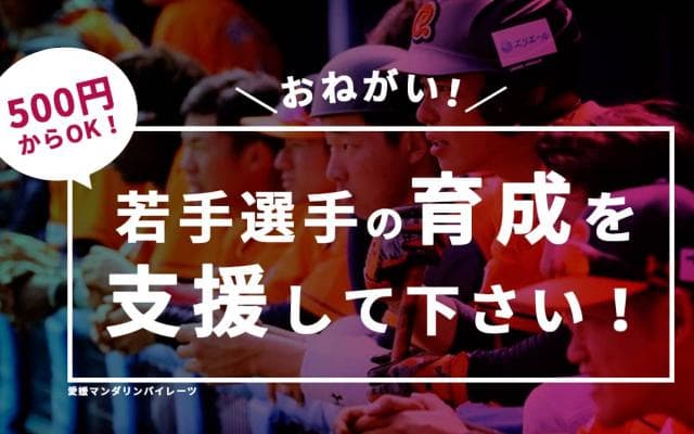 これは期待！愛媛からプロ野球を目指す若手選手応援プロジェクト