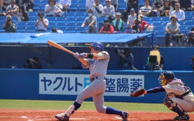 辻居(3年/栄光学園)の先頭打者本塁打で幸先よく先制するも自滅【東京大学野球部】