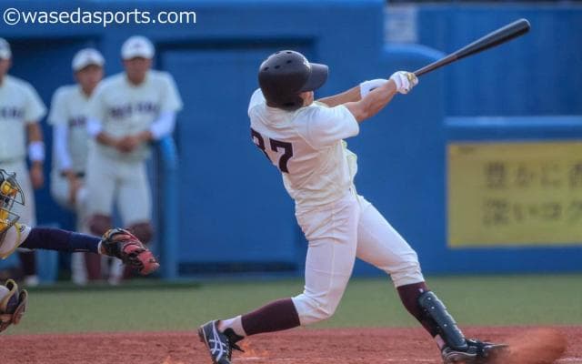 吉澤、圧巻の２本塁打！接戦をものにし先勝／明大１回戦