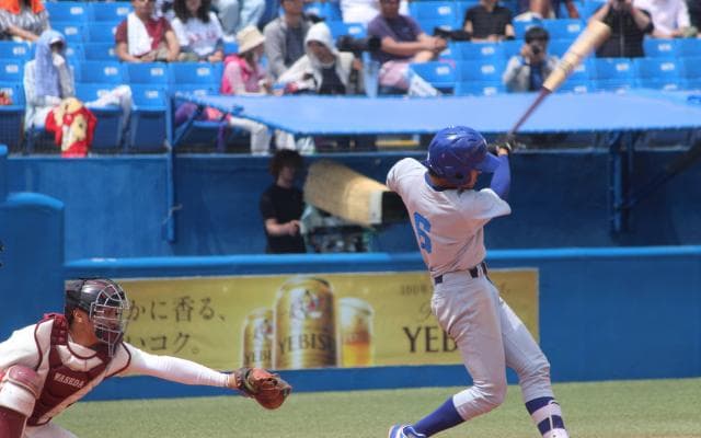 新堀(3年/麻布)に逆転3ランが飛び出すも終盤は決定打に欠ける