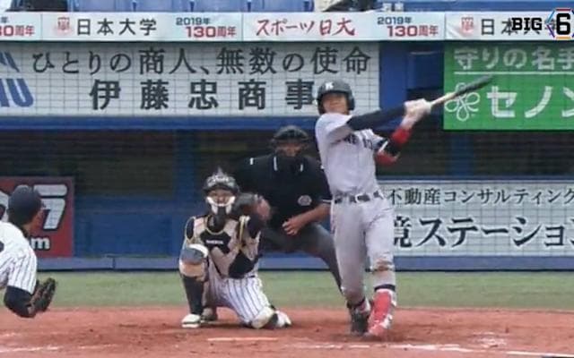 慶應・郡司 首位攻防戦で今季第1号！