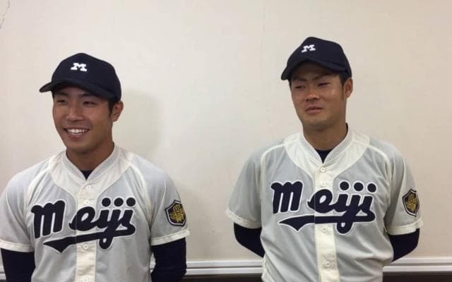 【ヒーローインタビュー】明治大学  森下智之（④米子東）・伊勢大夢（③九州学院）