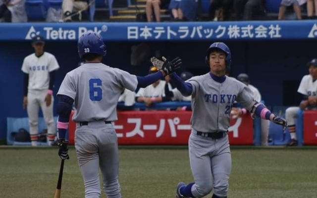 法大に2戦連続2桁失点で敗北　岡選手はリーグ戦初本塁打