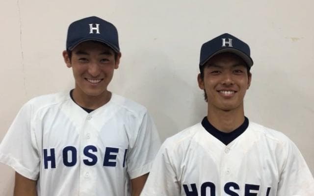 【ヒーローインタビュー】法政大学 向山基生（④法政二）・中村浩人（④多良木）