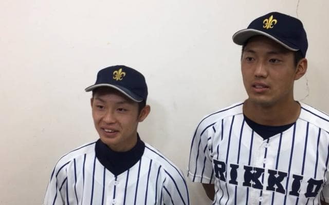 【ヒーローインタビュー】立教大学 田中誠也（③大阪桐蔭）・三井健右（②大阪桐蔭）