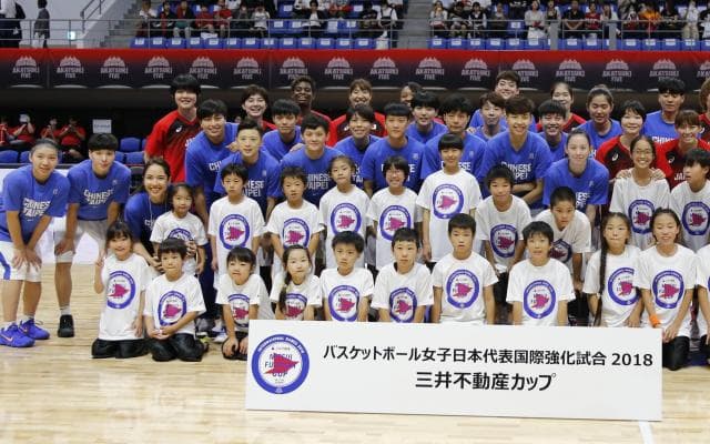 三井不動産Presents ハイファイブキッズ大活躍！バスケットボール女子日本代表国際強化試合 2018三井不動産カップ