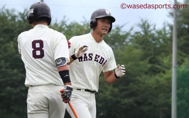 稲穂打線が猛威を振るう。大量１４得点で夏季オープン戦開幕！／明学大戦