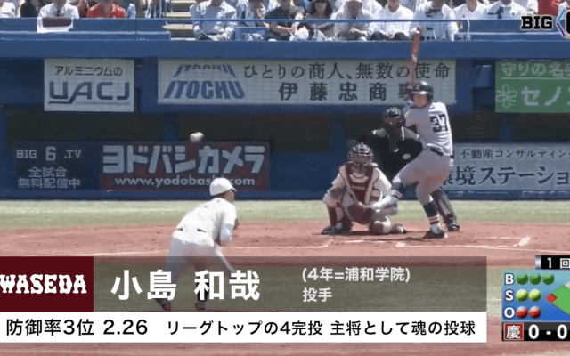 【BIG6's Top 3 players 】防御率ランキング