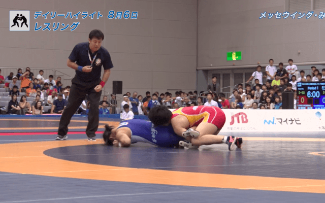 8月6日 　インターハイ レスリング女子個人　決勝　デイリーハイライト