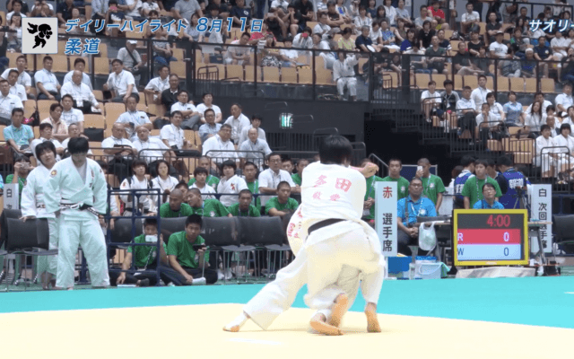 8月11日 インターハイ 女子柔道団体・個人決勝 デイリーハイライト