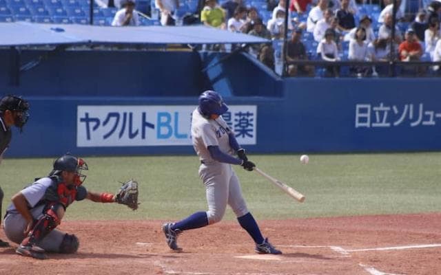 春覇者の慶大に惜敗　先制するも逆転され及ばず