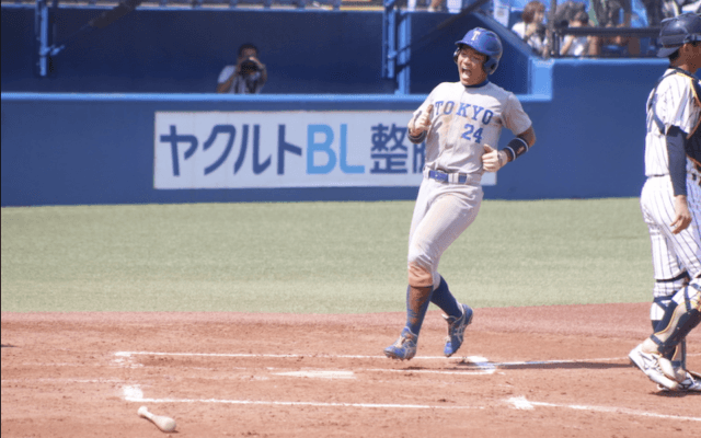 初回に先制するも立大に連敗　終盤に突き放される