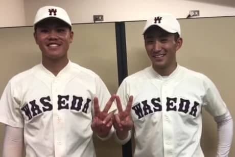 ヒーローインタビュー】早稲田大学 小島和哉（④浦和学院）・檜村篤史（③木更津総合）