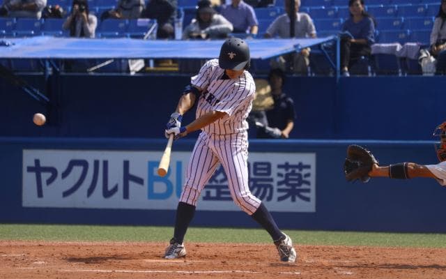 【野球部】黒星スタートも、打線は10安打と復調。江口「明日からこの分を取り返す」