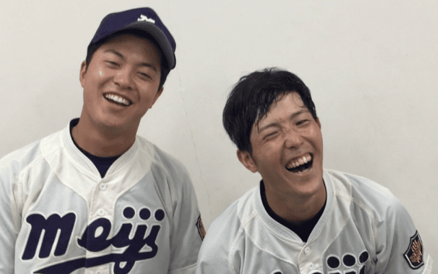 【ヒーローインタビュー】明治大学　渡辺佳明（④横浜）・森下暢仁（③大分商）